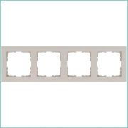 Рамка 4-м G-Classic тауп Jasmart G1004T