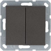 Кнопка 2-кл. 10А IP20 с переключающим контактом механизм мокко Jasmart G3020Z