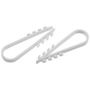 Дюбель-хомут 19-25мм для круглого кабеля NO-224-224 бел. (уп.100шт) Эра Б0066261