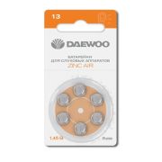 Элемент питания воздушно-цинковый ZA13/PR48 1.45В BL-6 (блист.6шт) для слуховых аппаратов DAEWOO 5060371