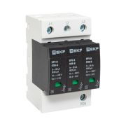 Ограничитель перенапряжения имп. ОПВ-В/3P In 30кА 400В EKF opv-b3