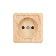 Розетка 1-м ОП Октава 10А IP20 без заземл. сосна GENERICA ERO10-K03-10-DC