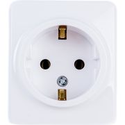 Розетка 1-м ОП Эра Эксперт 11-2203-01 16А IP20 250В 2P+E Schuko бел. Эра Б0020685