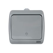 Переключатель проходной 1-кл. 1п ОП Aquatic 10А IP54 ВС-20-1-2-А сер. IEK EVA12-K03-10-54