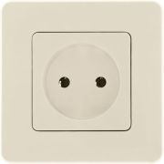 Розетка 1-м СП Inspiria 16А IP20 250В 2P механизм сл. кость IEK 673711