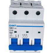 Выключатель автоматический модульный 3п C 10А 6кА NB1-63 (R) CHINT 179698