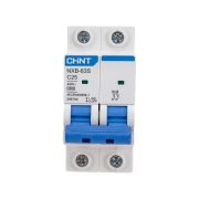 Выключатель автоматический модульный 2п C 25А 4.5кА NXB-63S (R) CHINT 296790