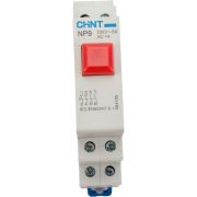 Кнопка модульная NP9-22/2 без подсветки 2НО+2НЗ красн. (R) CHINT 584105