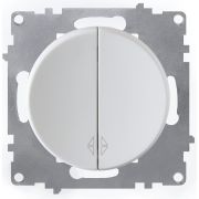 Переключатель 2-кл. СП Florence механизм бел. (1E31601300) OneKeyElectro 2172777