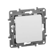 Переключатель 1-кл. СП Etika 10А IP20 250В 10AX безвинтов. зажимы механизм бел. IEK 672205