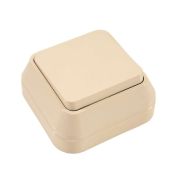 Выключатель 1-кл. ОП 10А IP20 крем. Makel 45201