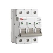 Выключатель автоматический модульный 3п D 25А 6кА AV-6 AVERES EKF mcb6-3-25D-av