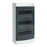 Щит распределительный навесной Unix 3х12мод. IP41 прозр. дверь PROxima EKF ux-3x12-n